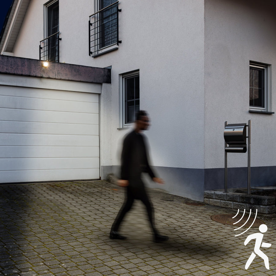 LED's Light Solar Floodlight with motion sensor - Fully wireless outdoor lamp - Black - LED.nl