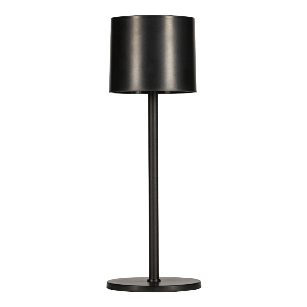 LED's Light Tafellamp op accu - oplaadbaar en draadloos - voor binnen en buiten - 3 kleuren - Zwart Tafellampenen LED.nl