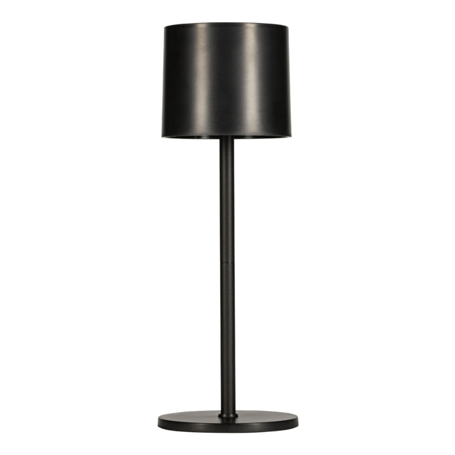 LED's Light Tischleuchte mit Akku - wiederaufladbar und kabellos - für den Innen- und Außenbereich - 3 Farben - Schwarz - lidstore.shop