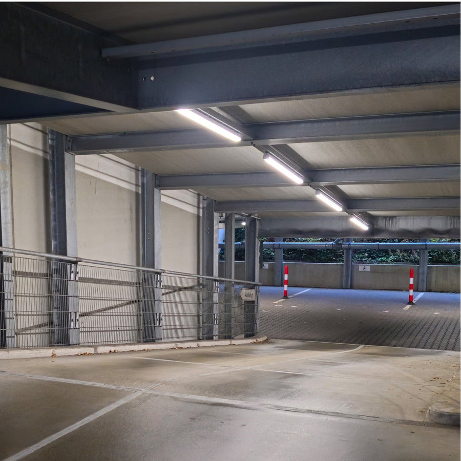 4er-Pack – LED-Leuchtstoffröhrenleuchte mit LED-Streifen – verbindbar – 46 W, 150 cm, 5520 lm, 4000 K - lidstore.shop