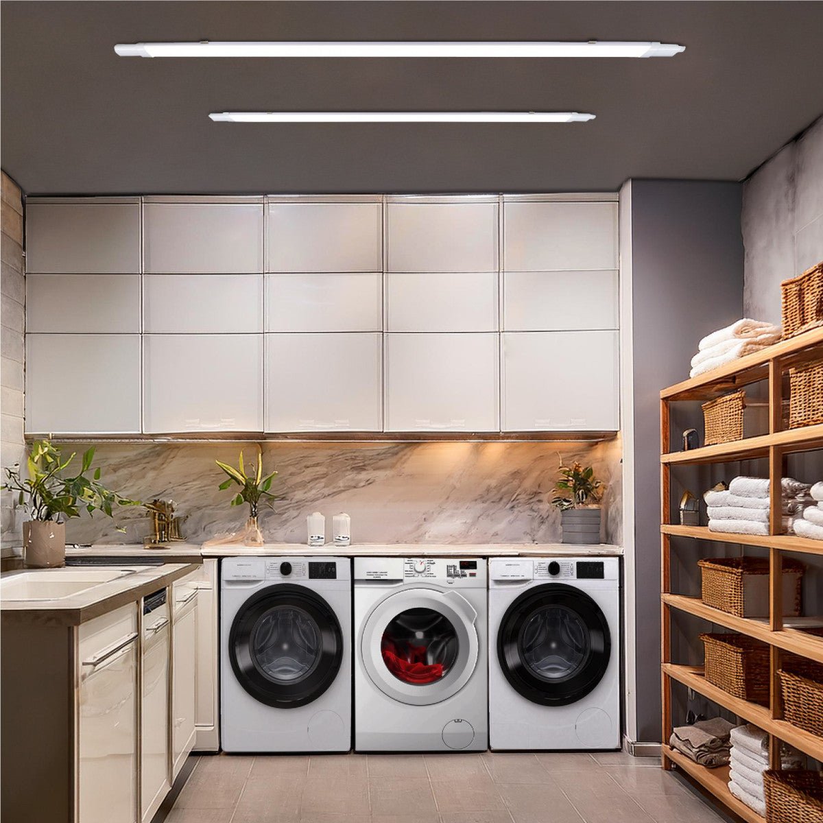 LED's Light TL Licht balk Batten 120 cm - Geschikt voor alle binnen en vochtige ruimtes - 18W - IP65 - IK08 - 1900lm TL verlichting LED.nl
