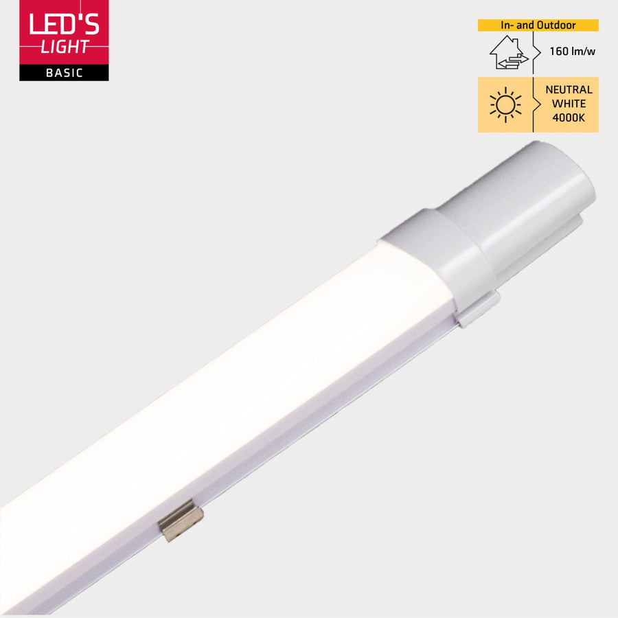 LED's Light TL Light bar 120 cm - Suitable for all indoor and damp areas - 18W - IP65 - LED.nl