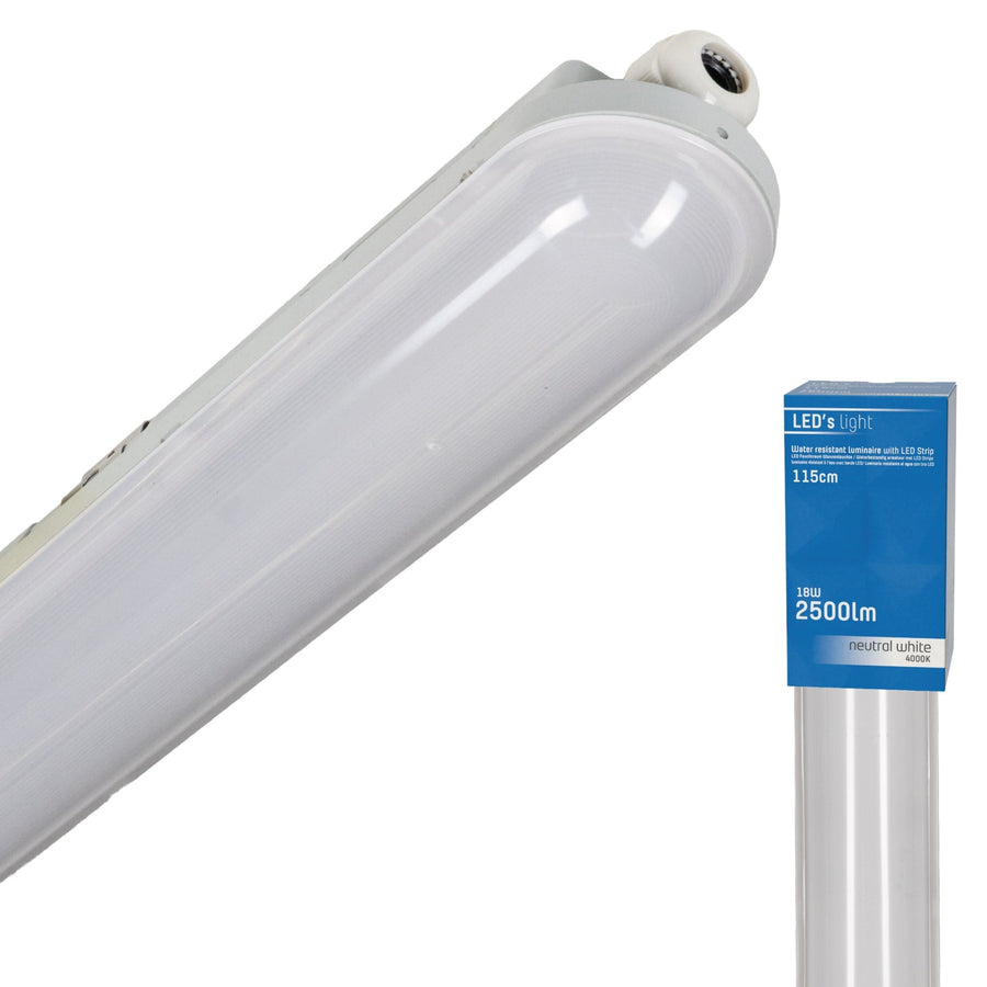 LED's Light Universal LED TL Beleuchtung komplett 120 cm - für innen und außen - 2500 lm - lidstore.shop