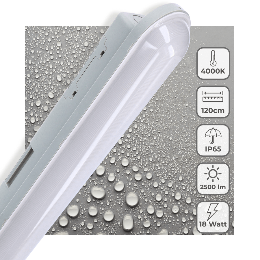LED's Light Universal LED TL Beleuchtung komplett 120 cm - für innen und außen - 2500 lm - lidstore.shop