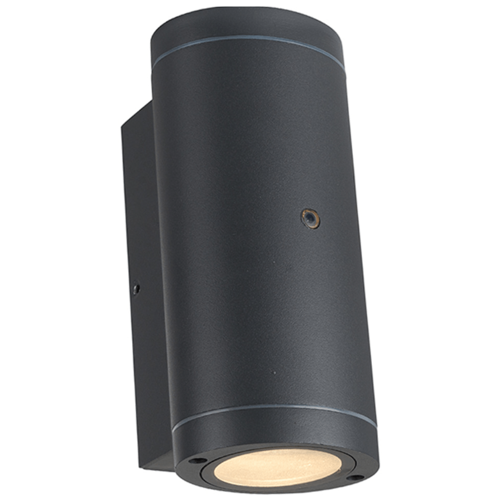 LED's Light Up & Down LED Buitenlamp met Dag/Nacht sensor - IP44 waterdicht - GU10 fitting - Model Venezia - Antraciet Buitenlampen LED.nl