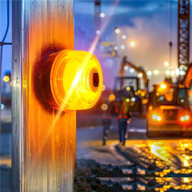 LED's Light WARN-X LED signaal-noodverlichting -5000mAh - IP54 - Amber Noodverlichting LED.nl