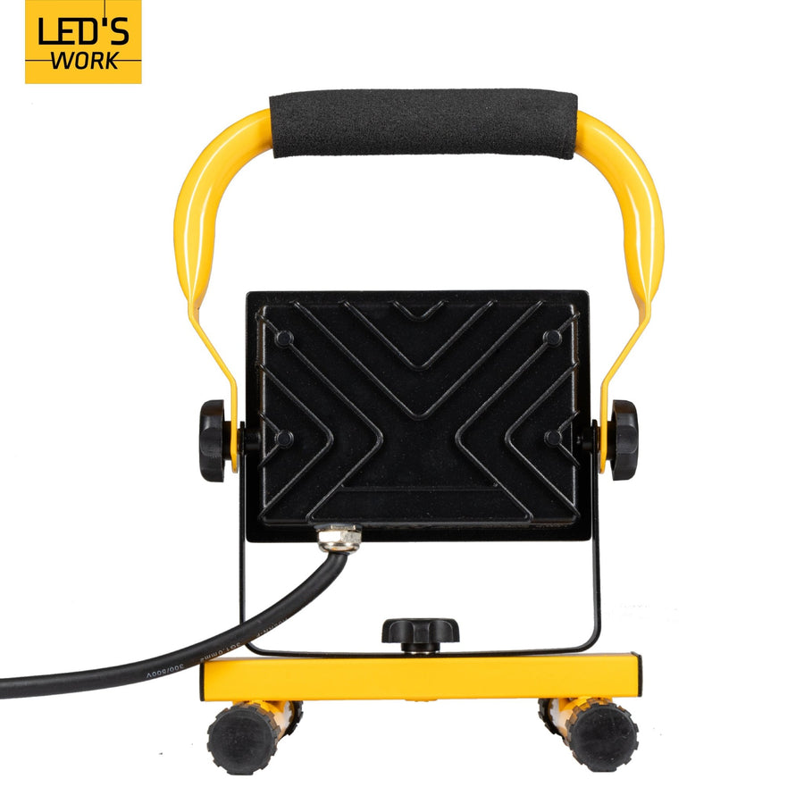 LED's Work Construction Lamp 3100 - Verstellbare Halterung - Wasserdicht (IP65) - Schwarz Gelb - lidstore.shop