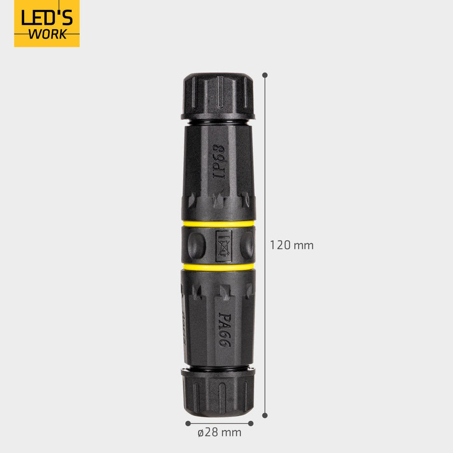 LEDs, Ethernet-Anschluss, RJ45-Stecker, I-Form – CAT6A – Ø 4,5–7,5 mm Kabel – IP68 - lidstore.shop