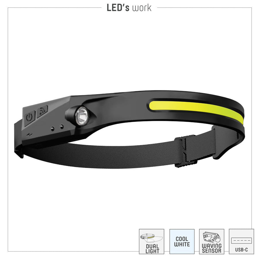 LED-Arbeitsscheinwerfer – 3,5 W, 300 lm, 7000 K, LiPo (Lithium-Polymer), 4,44 Wh – IP44 - lidstore.shop
