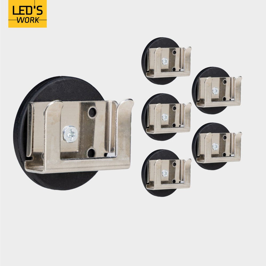 LED's Work LICHTSLANG Accessoire - Magneet - 19mm Ø47mm - Zwart Accessoires LED.nl