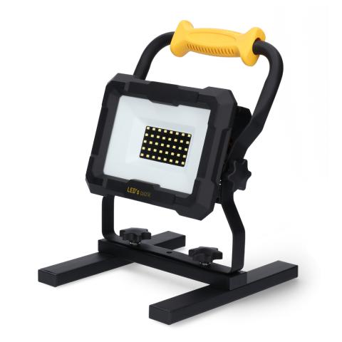 LED's Work Rechargeable 18V Construction Lamp - Works on 18V batteries - 3 steps dimmable - LED.nl