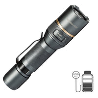 LED's Work Rechargeable LED Flashlight - 450 Lumen - IPX7 Waterproof - With 3 Light Modes - LED.nl