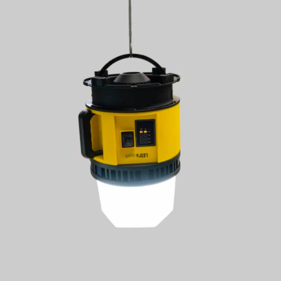 LED's Work Portable LED Construction Lamp 6000 - Universal rechargeable with 18V battery - 60W  - LED.nl