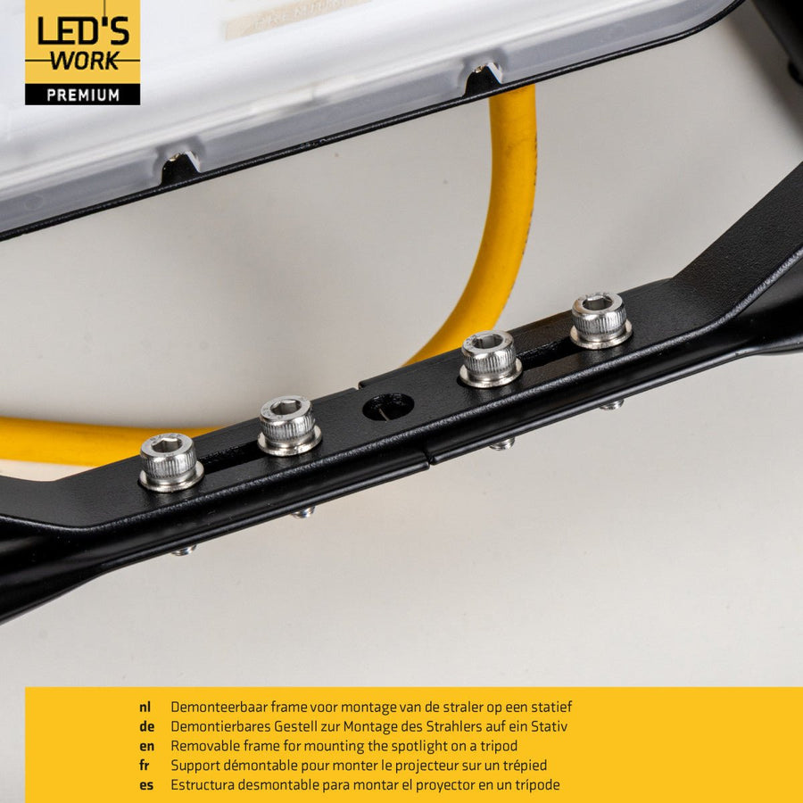 Hochwertige LED-Bauleuchte, Schutzklasse 2 – 50 W | 7000 lm | 4000 K - lidstore.shop