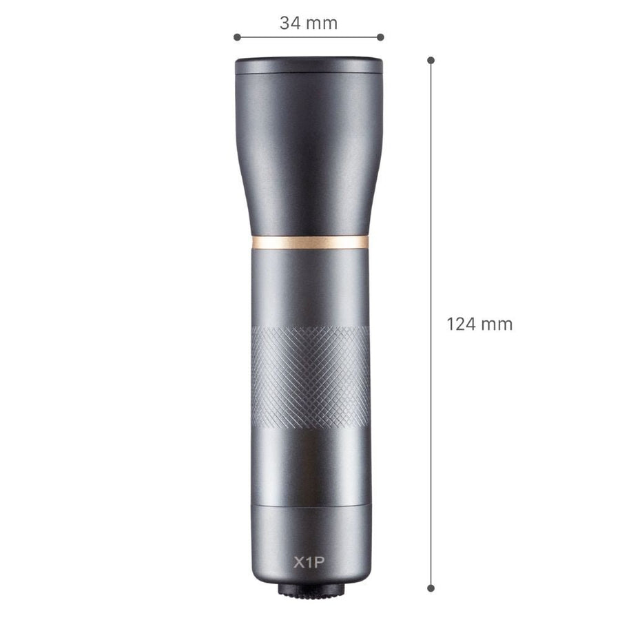 LED's Work Flashlight on Batteries (3x AAA) - 450 lumens - IPX4 Splashproof - Dimmable in 3 settings - LED.nl