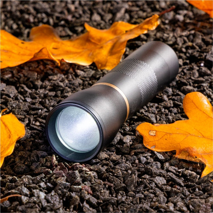 LED's Work Flashlight on Batteries (3x AAA) - 450 lumens - IPX4 Splashproof - Dimmable in 3 settings - LED.nl