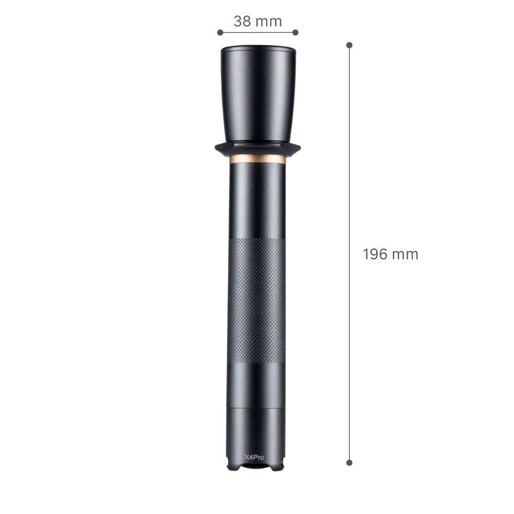 LED's Work Zaklamp op Batterijen (6x AAA) - 900 lumen - IPX4 Spatwaterdicht - Dimbaar in 3 standen LED.nl