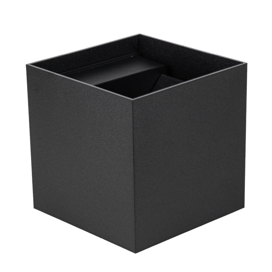 Lumo Qube Wandleuchte für den Außenbereich mit Lichtquelle – Wandleuchte – 380 lm, 1800 K – Schwarz – IP54 - lidstore.shop