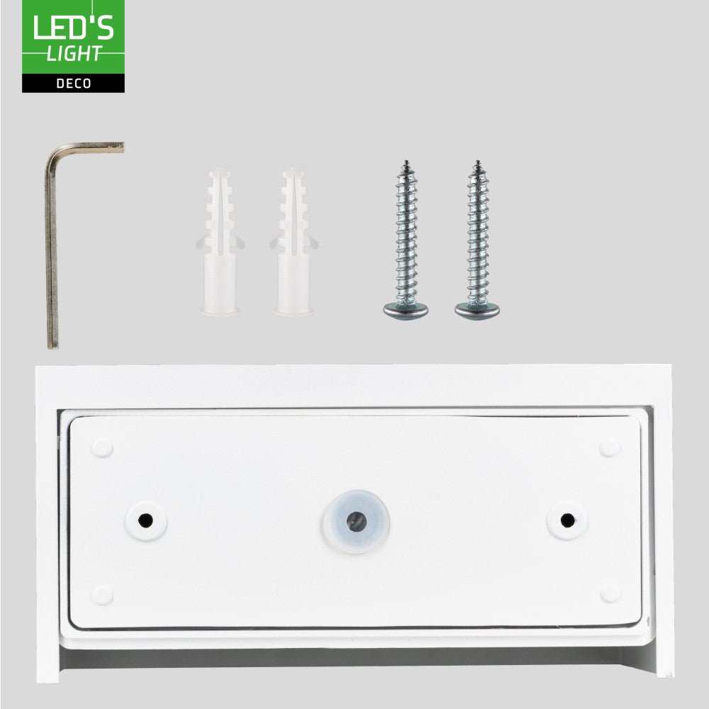 Lumo Recta Wit - Wandarmatuur zonder lichtbron - Excl 2xG9 - IP65 Wandlampen LED.nl