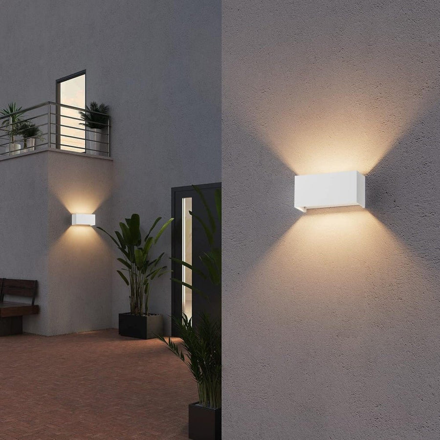 Lumo Recta Weiß – Wandleuchte ohne Leuchtmittel – ohne 2xG9 – IP65 - lidstore.shop