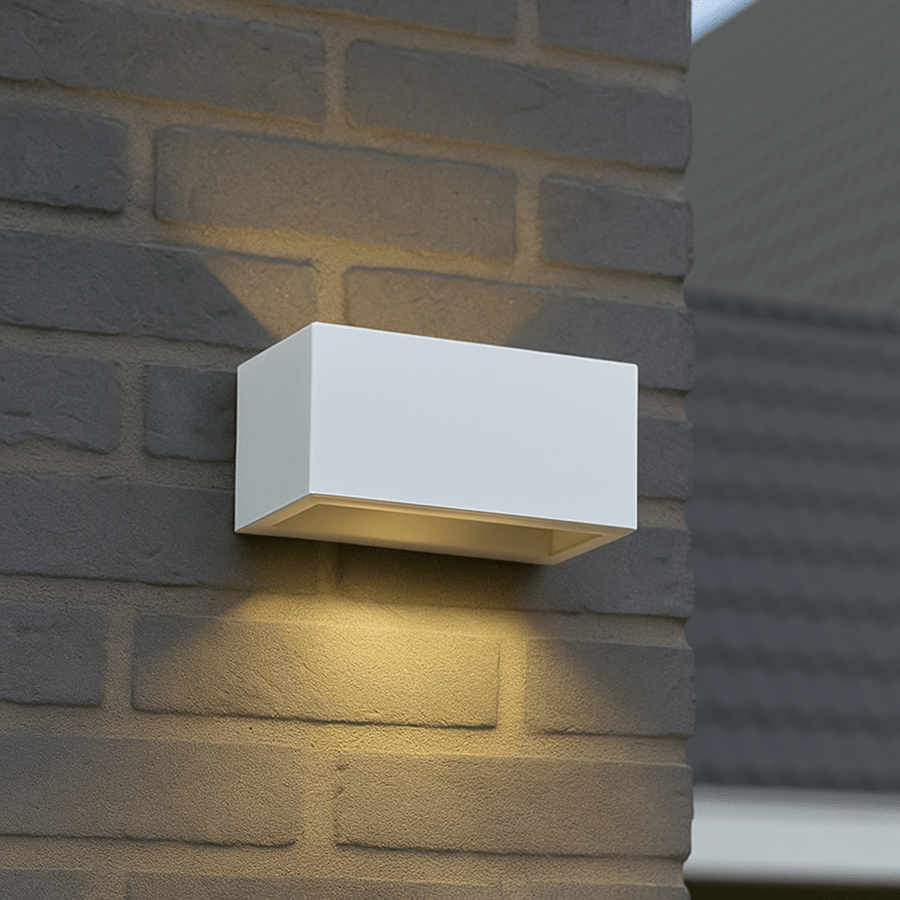 Lumo Recta Weiß – Wandleuchte ohne Leuchtmittel – ohne 2xG9 – IP65 - lidstore.shop