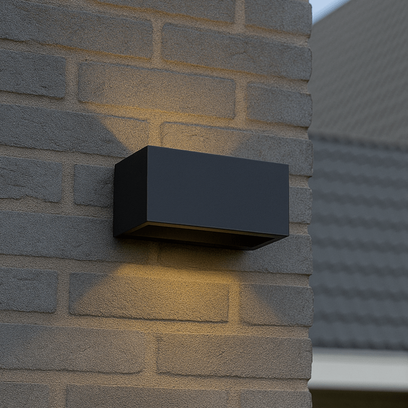 Lumo Recta Black – Wandleuchte ohne Leuchtmittel – ohne 2xG9 – IP65 - lidstore.shop