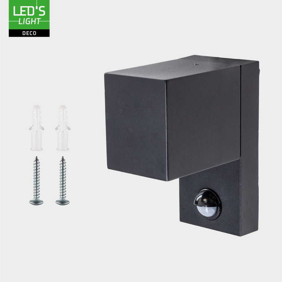 NØRD Abwärtssensor – Aluminium – 1xGU10 – Schwarz – IP44 - lidstore.shop
