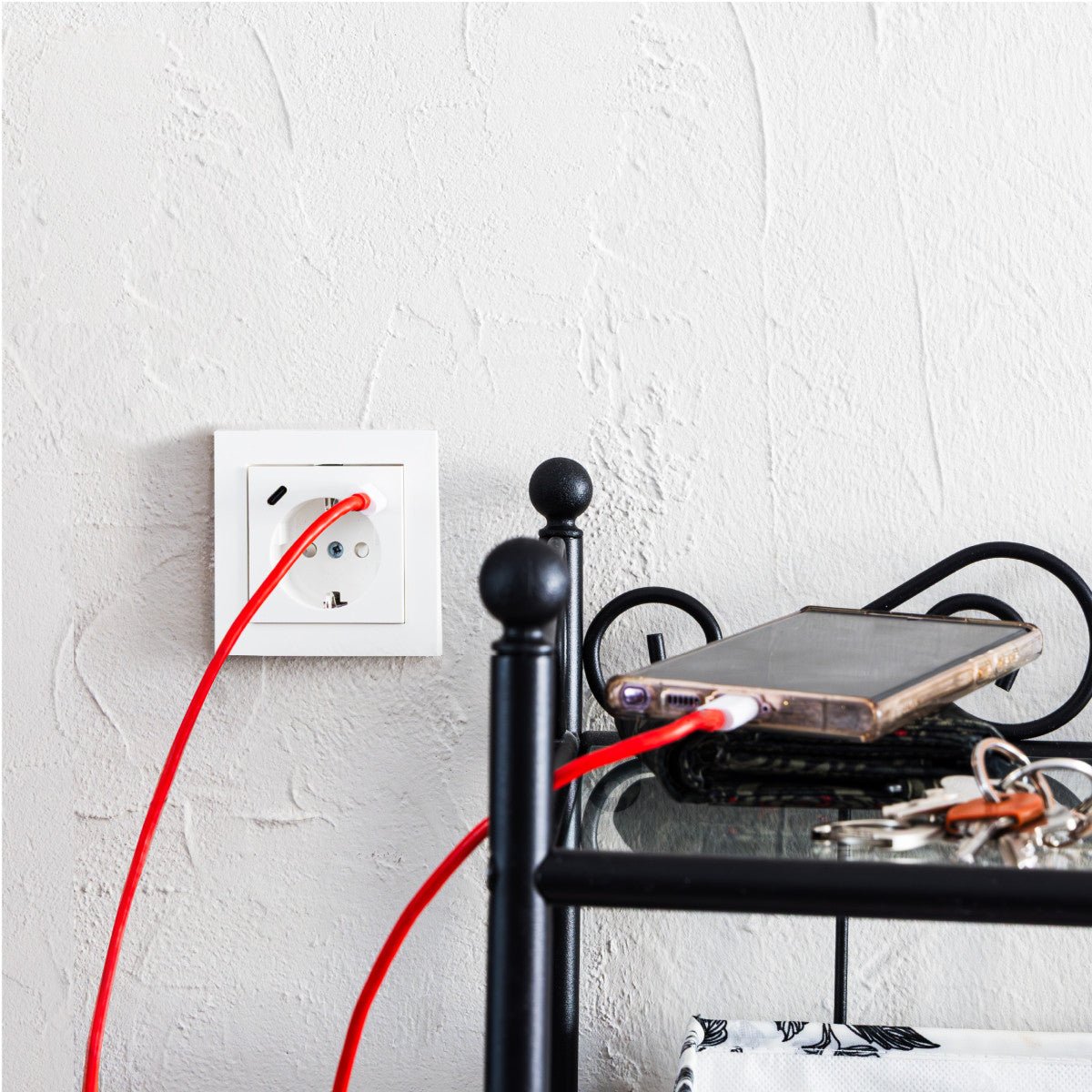 ProCharge USB-C wandcontactdoos inbouw met USB - 2 snelladers USB-C poorten - Universeel - Wit Stekkers LED.nl