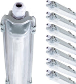 Proventa LED TL armaturen met lampen 120 cm - Koud wit licht 6500 K - Waterdicht - Voordeelverpakking - 8 stuks TL verlichting LED.nl