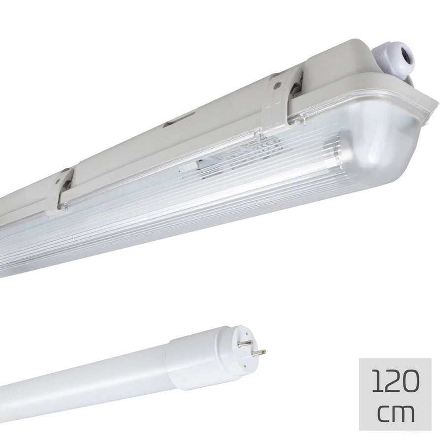 Proventa TL lamp LED complete 120 cm - Fixture with LED tube - Waterproof - 1890 lm - LED.nl