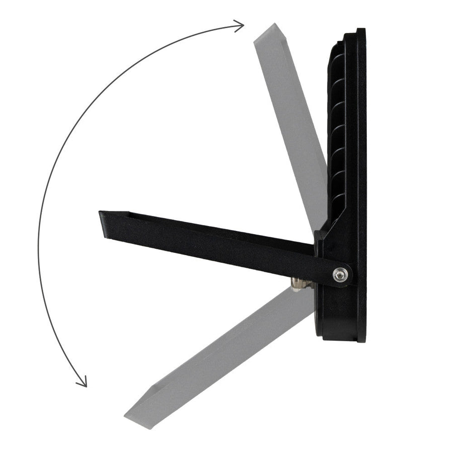 LED-Flutlicht – 100 W, 9600 lm, 4000 K – Schwarz – IP65 - lidstore.shop