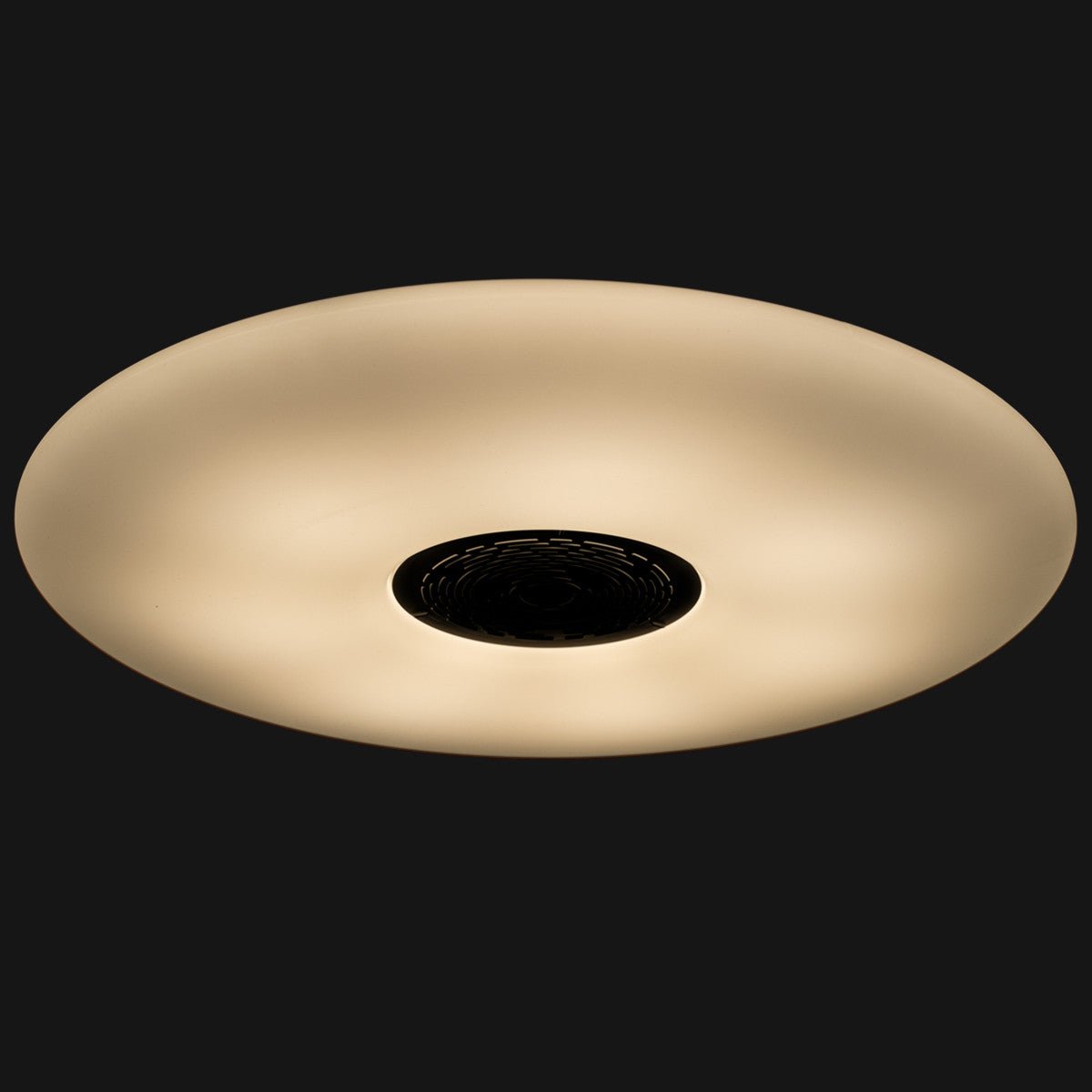 VoiceControl LED Plafondlamp 50 cm met Google Nest & Amazon Echo Dot houder - Bedienbaar met App Slimme lampen LED.nl