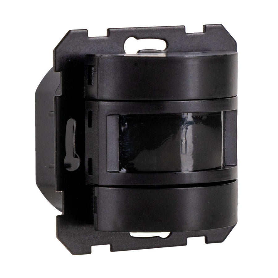 Wandschakelaar met Bewegingssensor - 55 x 55 mm inbouw - Compatibel met LED - Zwart LED.nl