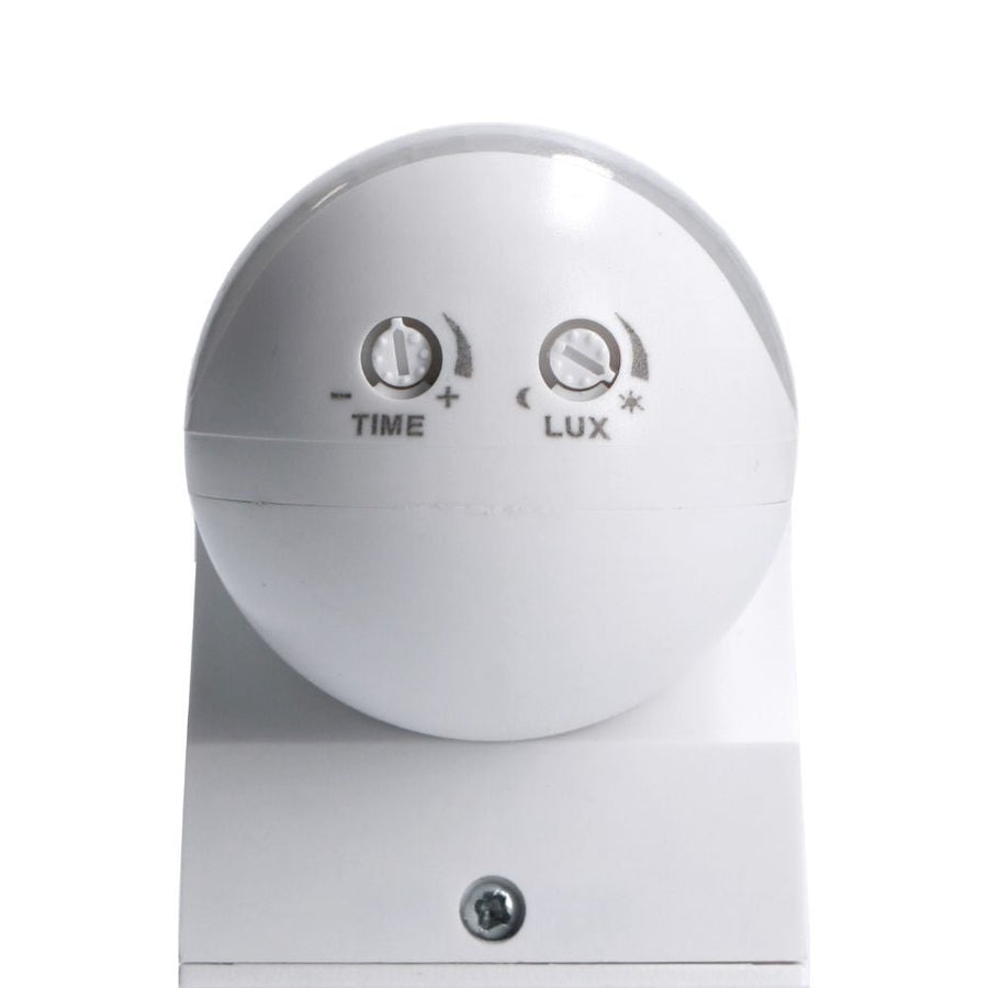 LED's Light 2-in-1 Bewegungsmelder mit 12 Metern Reichweite - Für Innen &amp; Außen - Wandmontage - Weiß - lidstore.shop