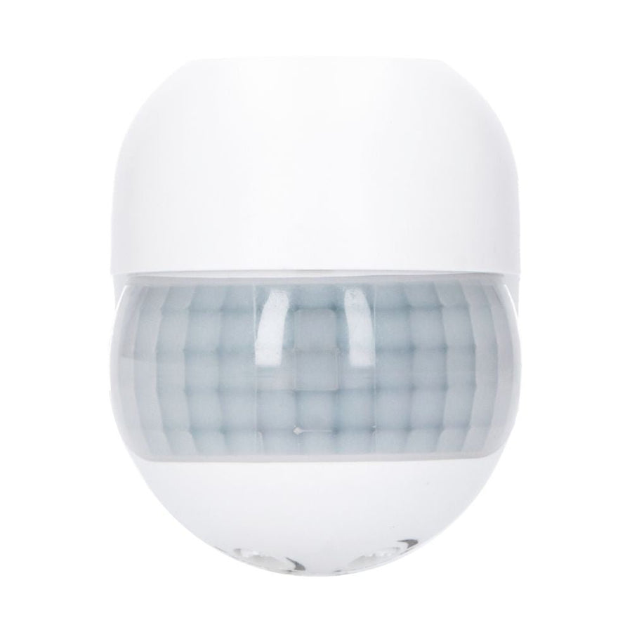 LED's Light 2-in-1 Bewegungsmelder mit 12 Metern Reichweite - Für Innen &amp; Außen - Wandmontage - Weiß - lidstore.shop