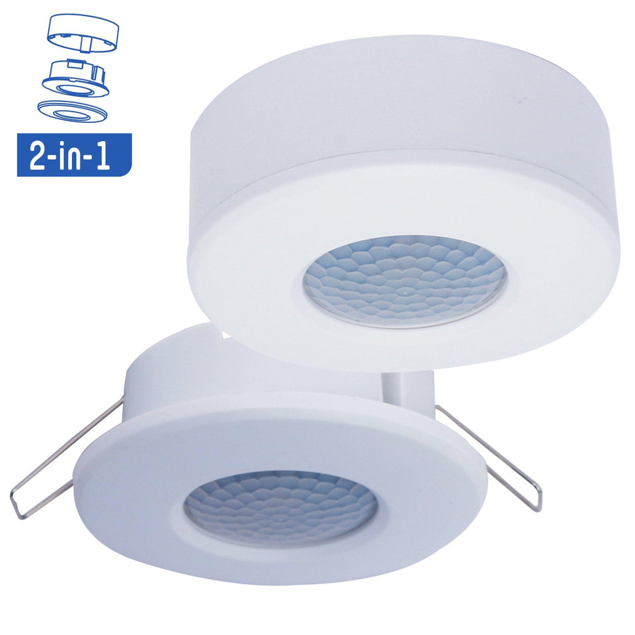 LED's Decken-Bewegungsmelder - Bewegungssensor und Tageslichtsensor - 360 Grad Erfassung - 8 Meter Reichweite - lidstore.shop