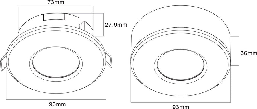 LED's Decken-Bewegungsmelder - Bewegungssensor und Tageslichtsensor - 360 Grad Erfassung - 8 Meter Reichweite - lidstore.shop