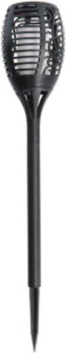 3in1 Solar Tuinlamp Fakkel met sensor - Priklamp, Wandlamp en tafellamp in 1 - 41 cm Buitenlampen LED.nl