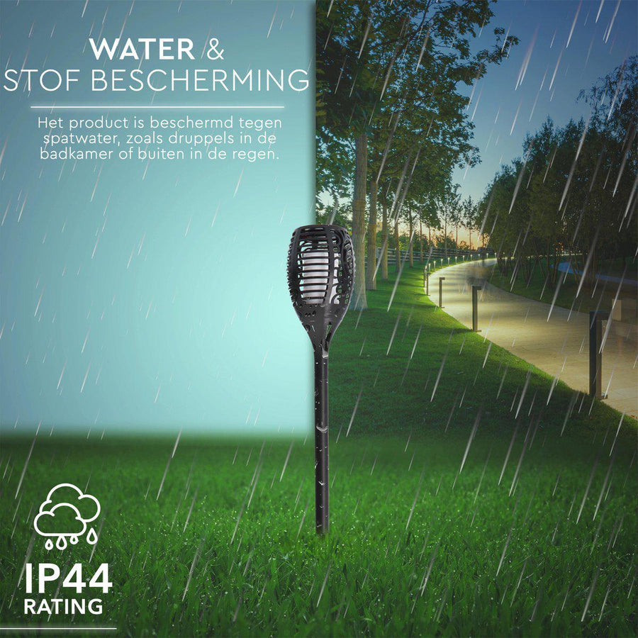 3in1 Solar Garden Light Torch with sensor - Spike lamp, Wall lamp and table lamp in 1 - 41 cm - LED.nl