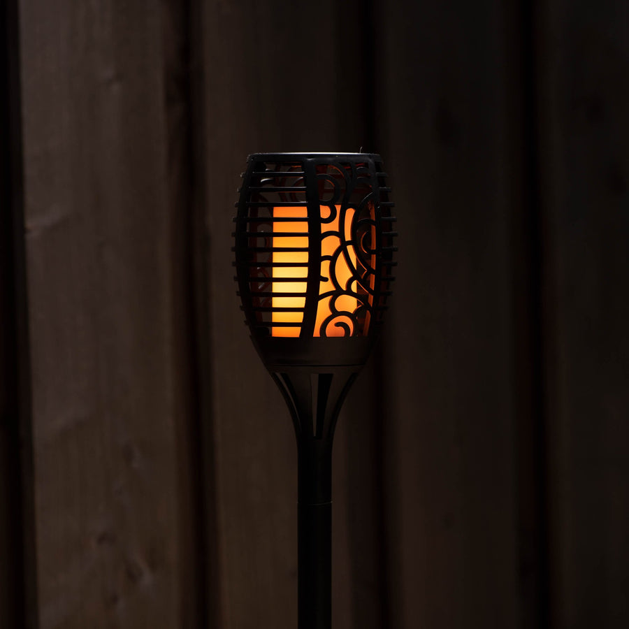 3in1 Solar Garden Light Torch with sensor - Spike lamp, Wall lamp and table lamp in 1 - 41 cm - LED.nl