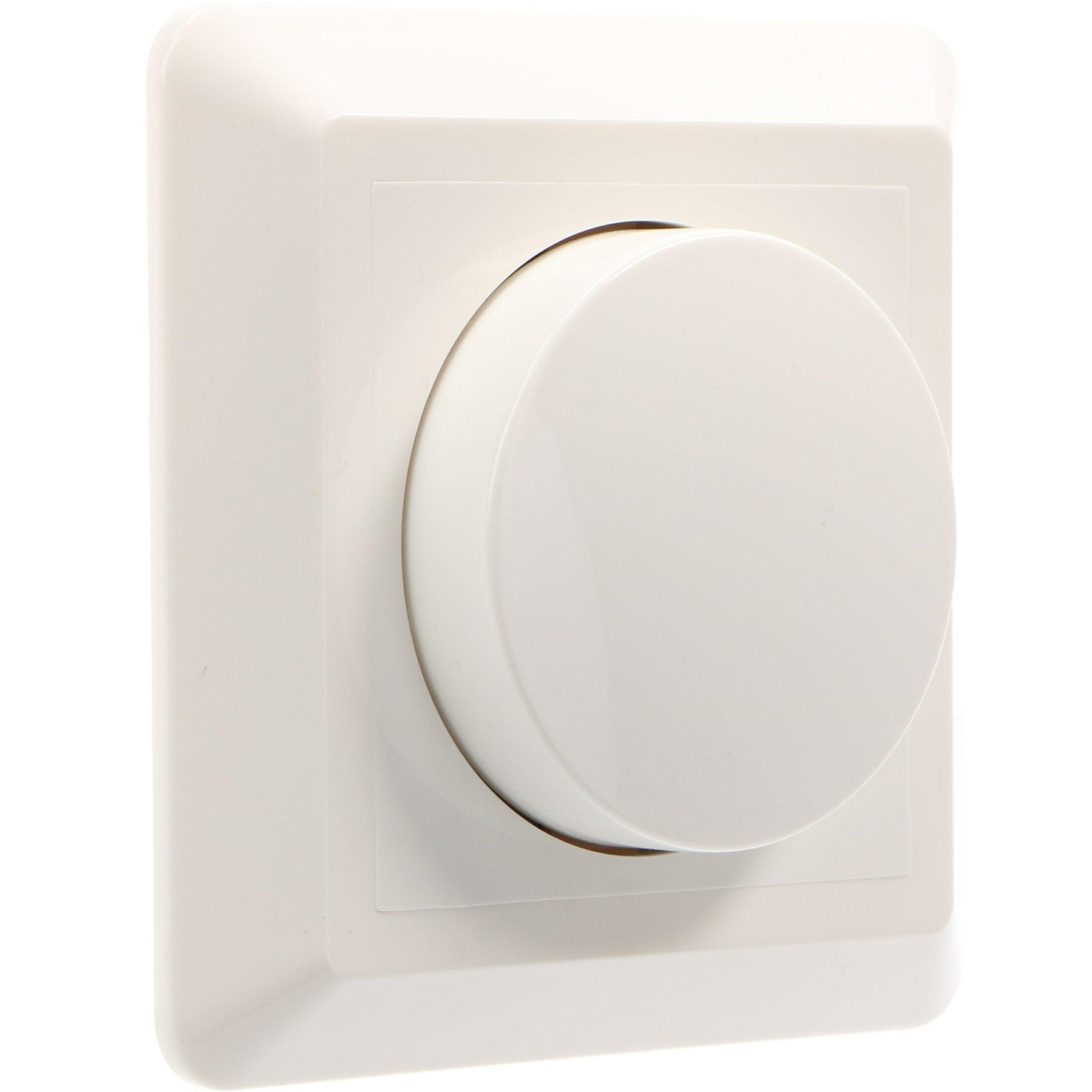 LED's Light Complete Dimmerknop met Frame - Wit - Past in frames van GIRA, JUNG, Busch-Jaeger Dimmers LED.nl