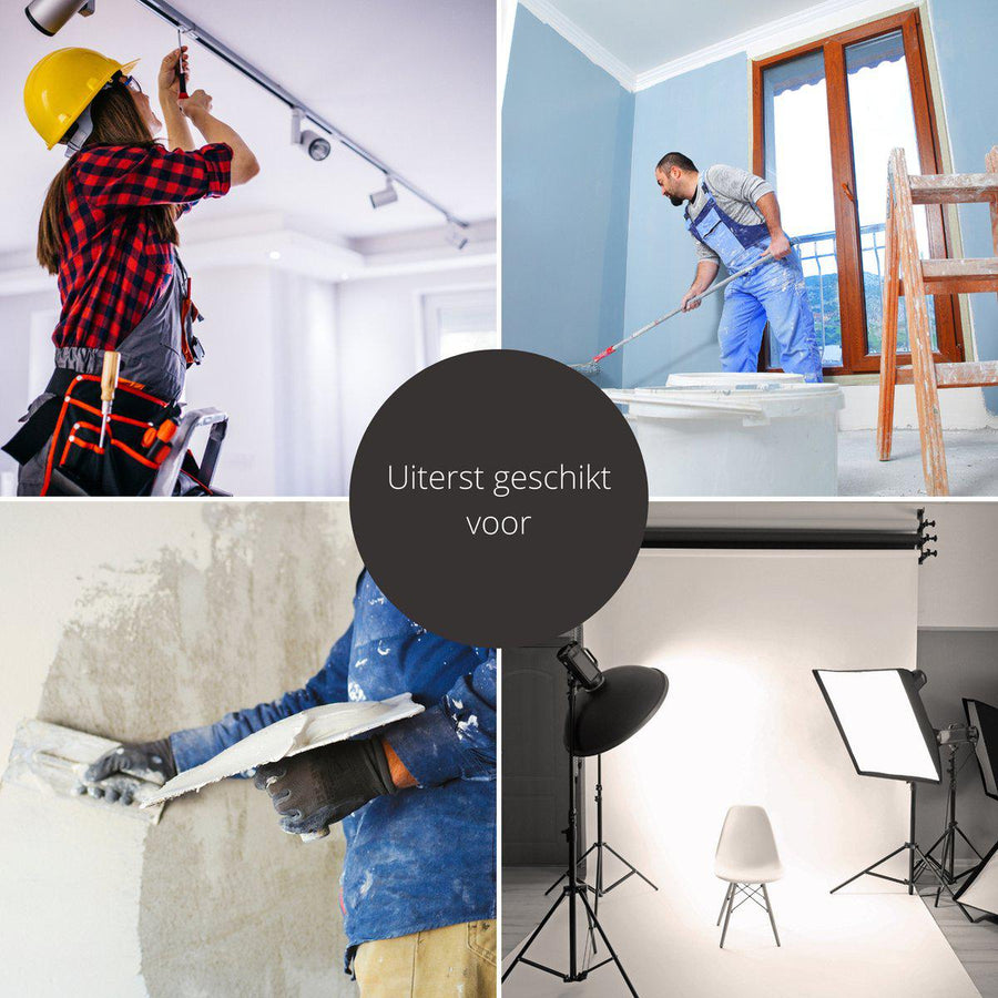 LED's Work ColorPro Construction Lamp 6000 - Realistische Farbwiedergabe CRI97 - 5 Meter Kabel - IP54 - 60W - lidstore.shop