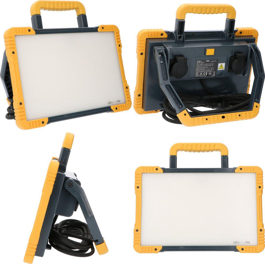 LED's Work ColorPro Construction Lamp 6000 - Realistische Farbwiedergabe CRI97 - 5 Meter Kabel - IP54 - 60W - lidstore.shop
