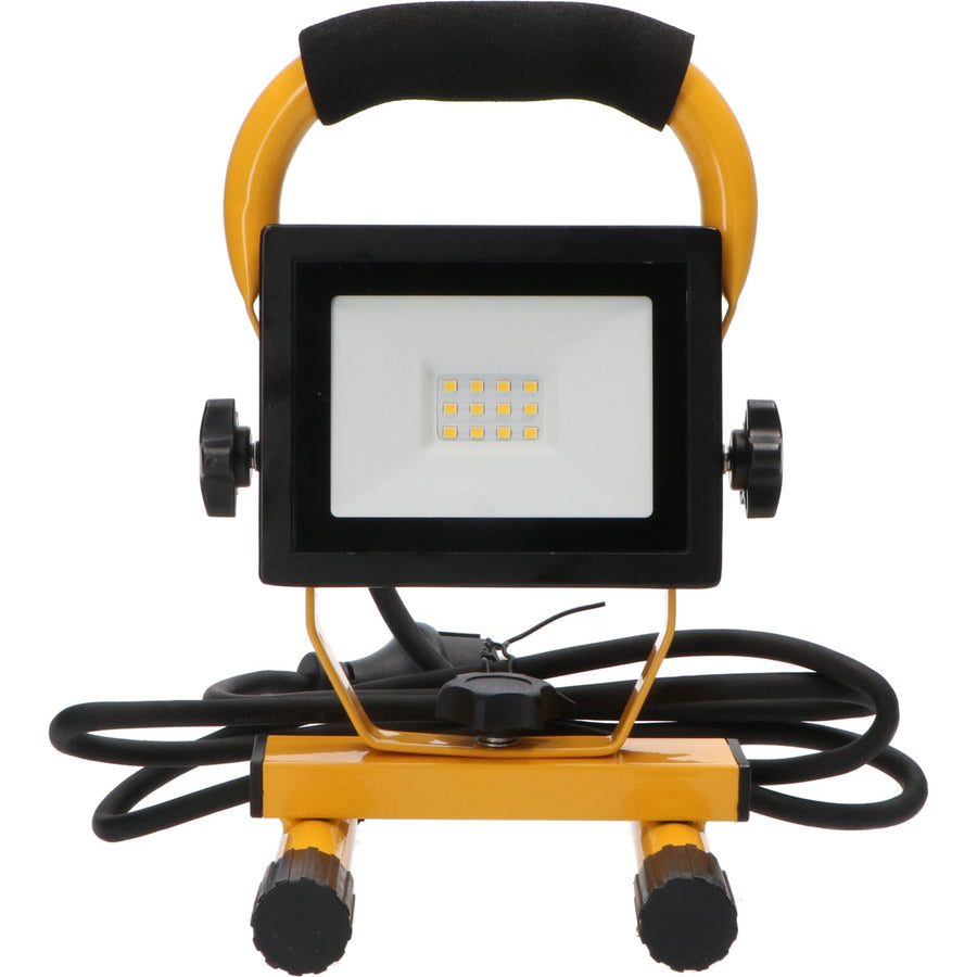 Compact LED Construction Lamp - Foldable &amp; Rotatable - Dust and water resistant - 1060 lm - LED.nl