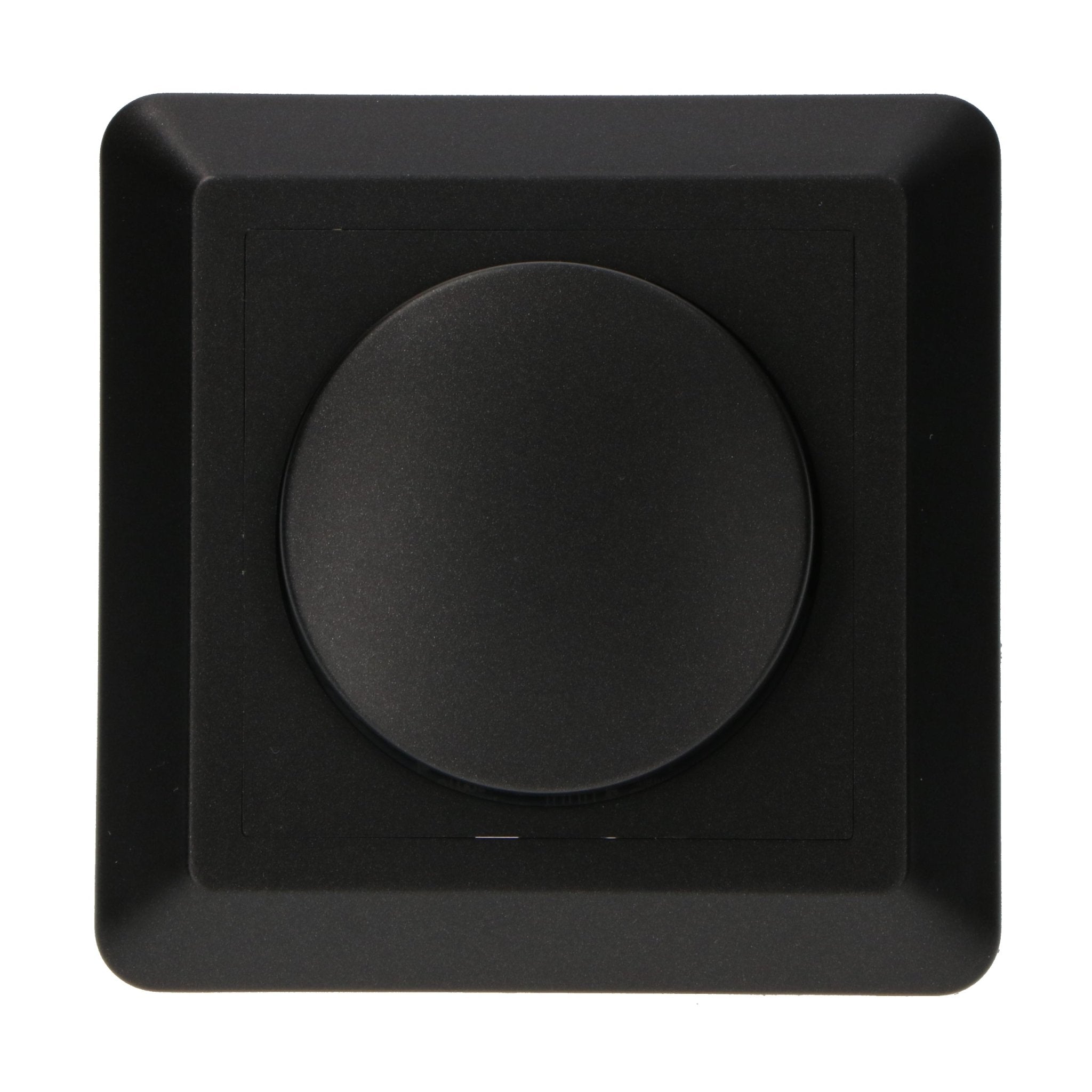 LED's Light Complete Dimmerknop met Frame - Zwart - Past in frames van GIRA, JUNG, Busch-Jaeger Dimmers LED.nl