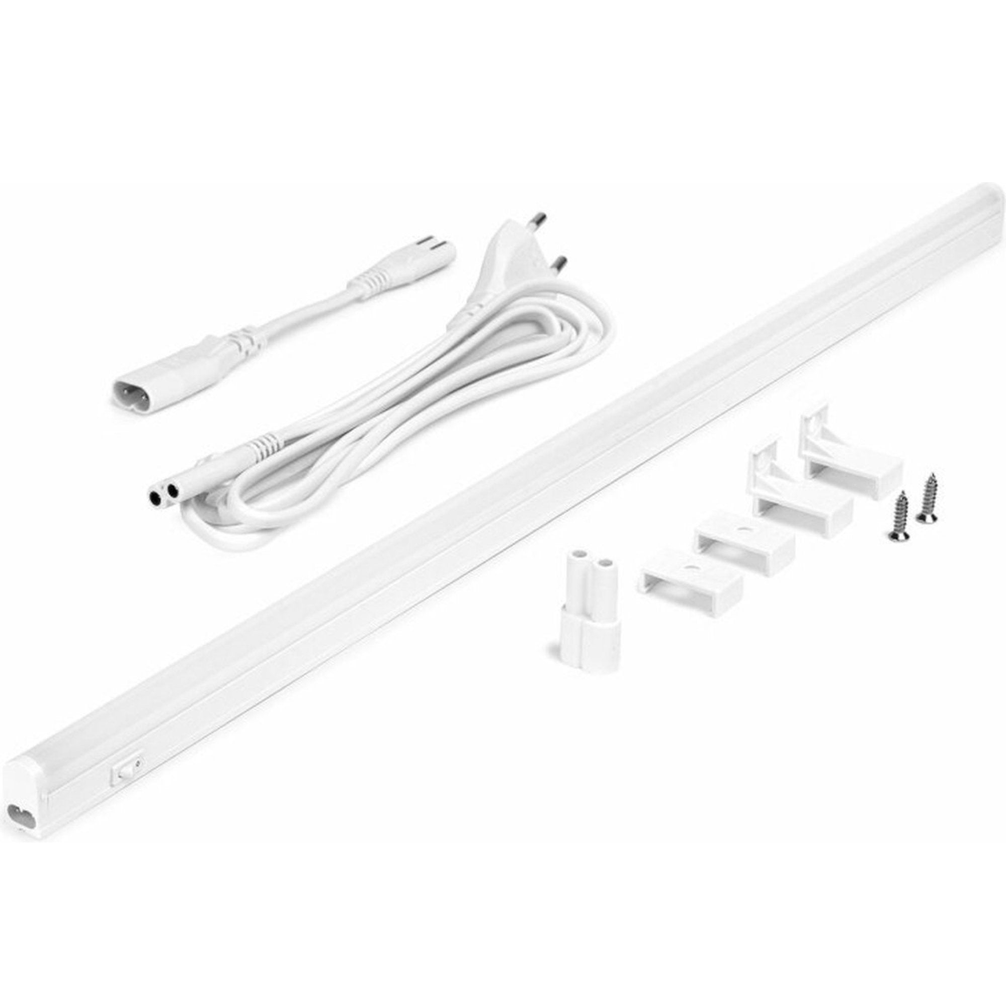 Complete LED Onderbouwverlichting 30 cm - Met koppelstuk en voeding - 4000K LED.nl