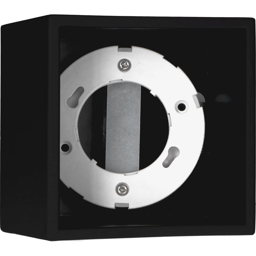 Cube Plafonniere met 1 lichtpunt - Draaibaar licht - Staal - 10 x 8 cm - Zwart Plafondlampen LED.nl