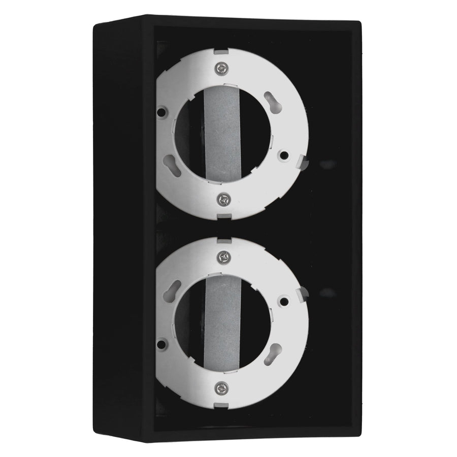 LED's Light Cube lidstore.shopckenleuchte - 2 Lichtpunkte - Drehbares Licht - Stahl - 20 x 8 cm - Schwarz - lidstore.shop