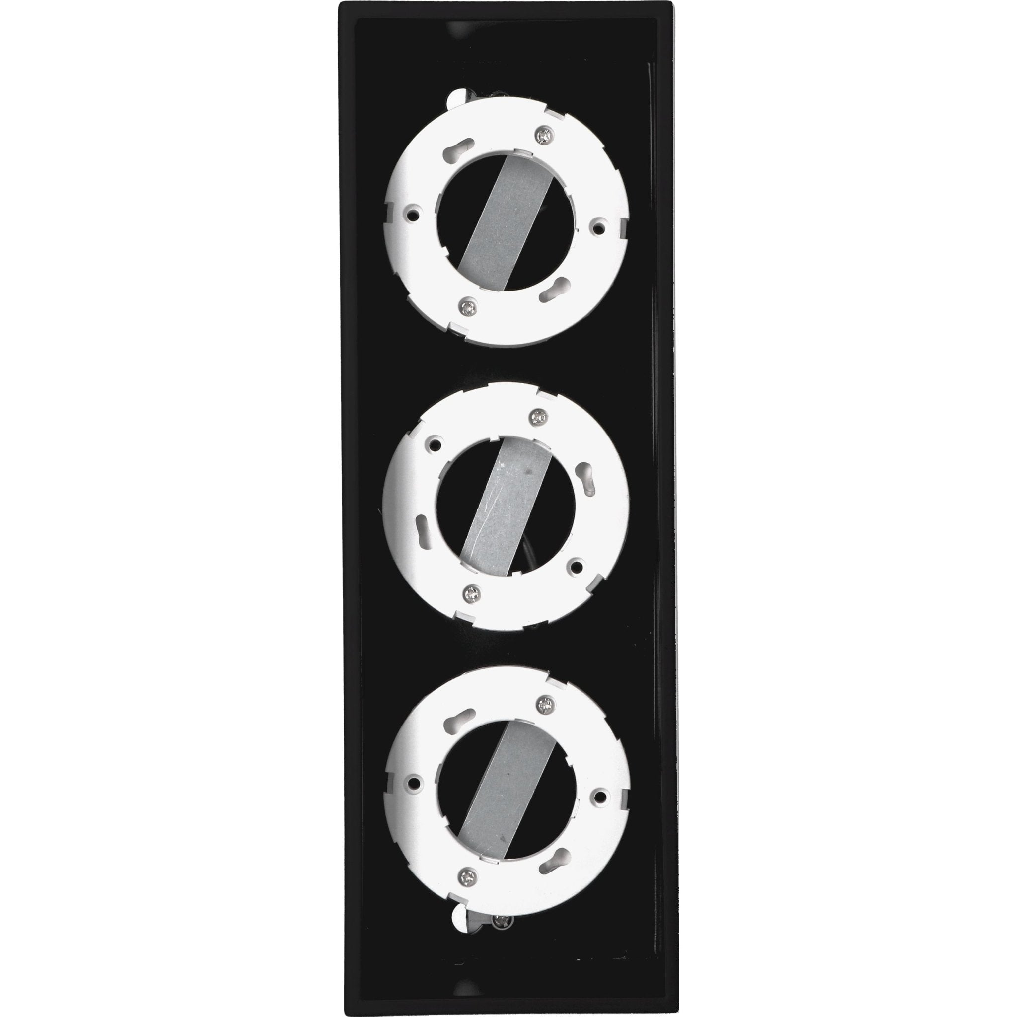 LED's Light Cube LED Plafondlamp - 3 lichtpunten - Draaibaar licht - Staal - 30 x 8 cm - Zwart Plafondlampen LED.nl