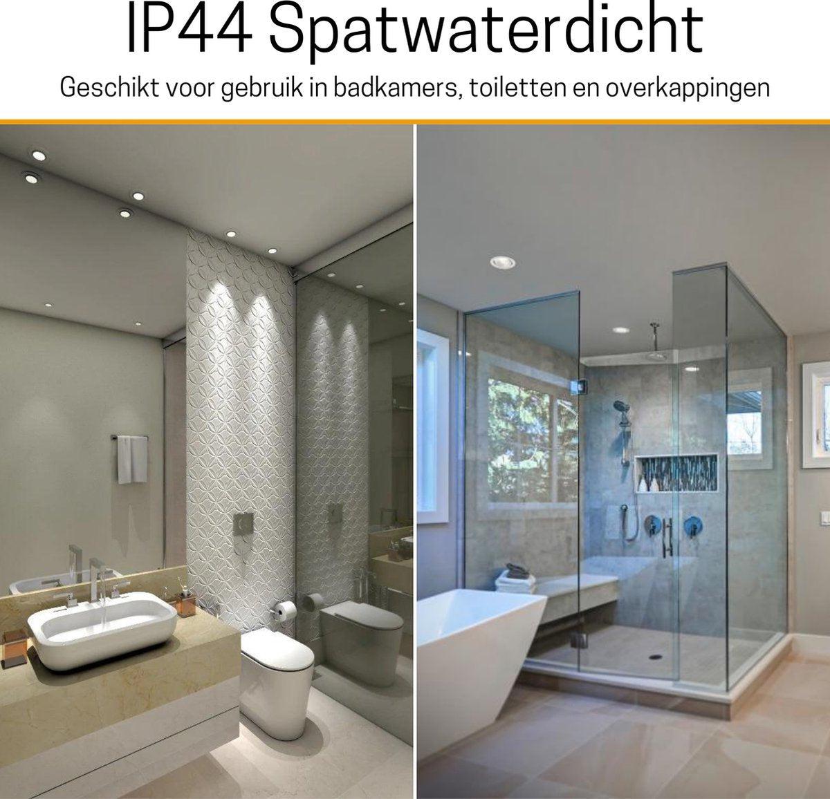 3 PACK - LED's Light Pro LED Inbouwspot Nikkel - DimToWarm - Ø 68mm - Kantelbaar - Warm wit licht - CRI95 Inbouwspots LED.nl